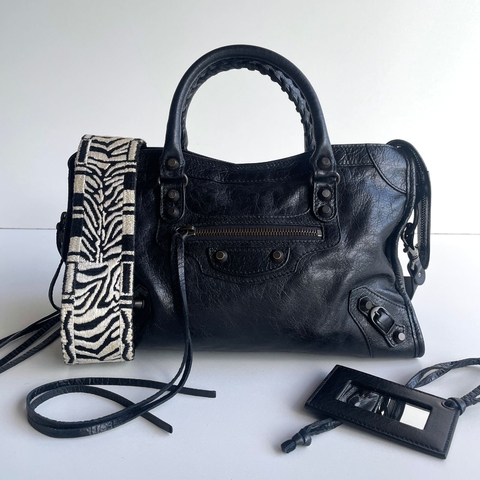 Bolsa Balenciaga Classic Hardware City Preta