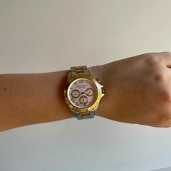 Relógio Michael Kors MK5455 Prata c/ Dourado na internet