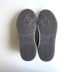 Tênis Chanel Kidskin CC Logo - loja online