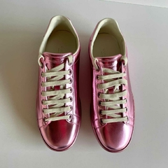 Tênis Gucci Ace Metalizado Rosa - comprar online