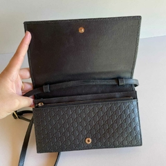 Bolsa Gucci Microguccissima Woc Preta