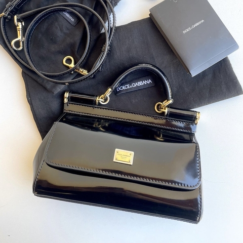 Dolce & Gabbana Sicily Small Preta