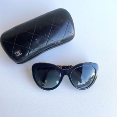 Óculos de Sol Chanel Azul Oversized 5354 - comprar online