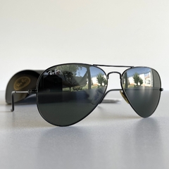 Óculos de Sol Ray-Ban Aviador Preto 3025 - comprar online