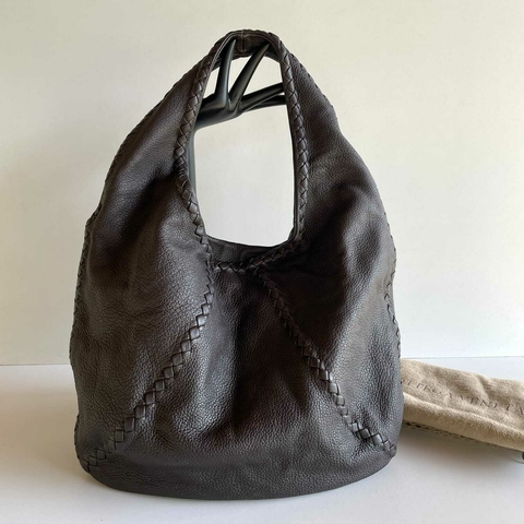 Bolsa Bottega Veneta Baseball Hobo Marrom