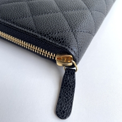 Carteira Chanel Longa Classic Preta - Vai Vem no Closet
