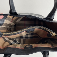 Burberry Banner House Check Preta - loja online