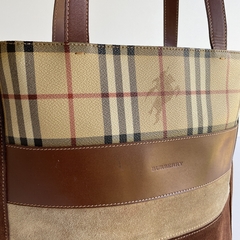 Burberry Haymarket Camurça Marrom - comprar online