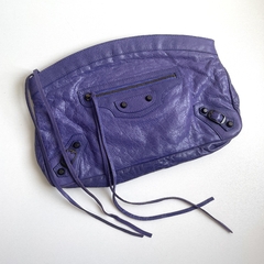Clutch Balenciaga Studded Roxa - comprar online