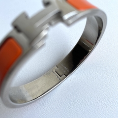 Imagem do Bracelete Hermès Clic H Laranja
