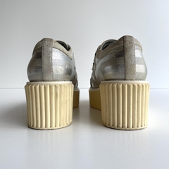 Tênis Plataforma Chanel Silver Prata - comprar online