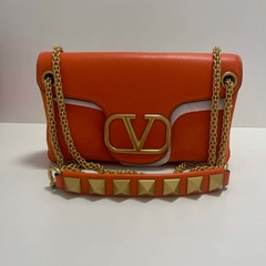 Bolsa Valentino Garavani Stud Sign Laranja - comprar online