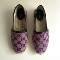 Espadrille Gucci GG Monograma Rosa - comprar online