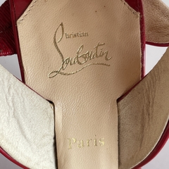 Sandália Christian Louboutin Verniz Vermelha - comprar online