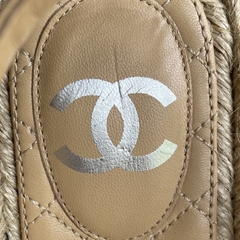 Sandália Papete Chanel Bege - comprar online