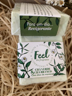 Chá Verde & Chá Branco (Barra Sabonete Artesanal) - comprar online