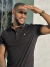 POLO SLIM MPENTEADA PRETO M.POLLO - comprar online