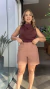 SHORT SOCORRO CAPUCCINO MG - comprar online