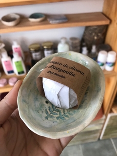 Jabonera de ceramica