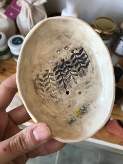 Jabonera de ceramica - comprar online