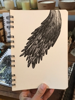 Cuaderno ilustrado (hojas lisas, tapa blanda) #4