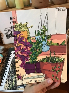 Cuaderno ilustrado (hojas lisas, tapa blanda) #6