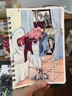 Cuaderno ilustrado (hojas lisas, tapa blanda) #7