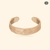 Bracelete Fosco com Textura
