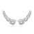 Brinco Ear Cuff com Zircônias Incolores