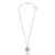 Colar Relicário Pink Moments Dourado e Branco - comprar online