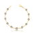 Pulseira Círculos com Zircônias Morganita - comprar online