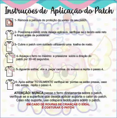 Patch Aplique DPA com termocolante - loja online