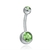 Piercing Banana Bell Com Strass Aço Cirúrgico - loja online