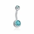 Piercing Banana Bell Com Strass Aço Cirúrgico - comprar online