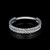 Piercing Argola Dupla Cravejada Titânio Slim - comprar online