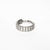 Piercing Argola Baguete Zircônia Titânio