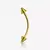 Piercing Micro Curvo Spike Aço Cirúrgico