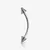 Piercing Micro Curvo Spike Aço Cirúrgico