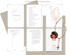 Livrinho de Orações Lembrancinha Batismo Batizado Primeira Eucaristia Crisma Personalizado - comprar online