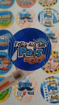 Adesivos Dia dos Pais na internet