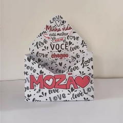 Caixa Envelope Dia dos Namorados 7 cm por 20 - Dharma Personalizados