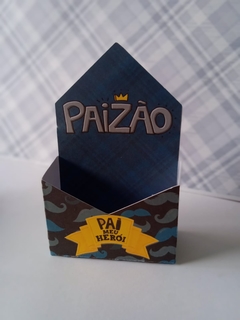 Caixa Envelope 1 sabonete mimo Dia dos Pais 3 cm por 8