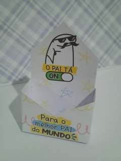 Caixa Mini Envelope Dos Pais- Unidade - Cabem Doces ou 1 sabonete - Bento Flock Frases na internet