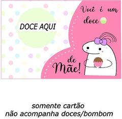 10 Cartões de Dia das Mães- Para doces tipo bis / prestigio / talento / ouro branco / diamante negro / trufa - loja online
