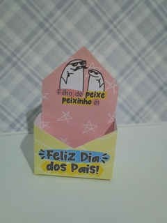 Caixa Mini Envelope Dos Pais- Unidade - Cabem Doces ou 1 sabonete - Bento Flock Frases - Dharma Personalizados