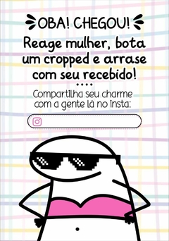 20 Mini Cartões de Agradecimento Cliente Mimo 6*8 cm