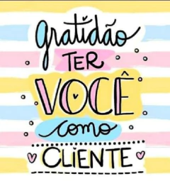24 ou 40 Adesivos Personalizados Mimos Para Clientes - comprar online