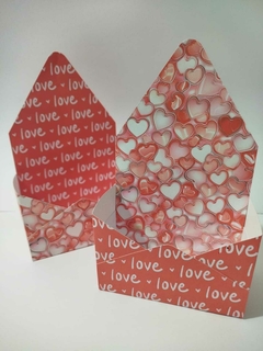 Caixa Envelope Dia dos Namorados Glamorous Girl 7 cm por 15 cm