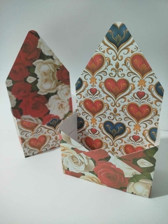 Imagem do Caixa Envelope Dia dos Namorados Glamorous Girl 7 cm por 15 cm