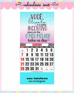Calendário 2025 Mimos para Cliente Propaganda - loja online
